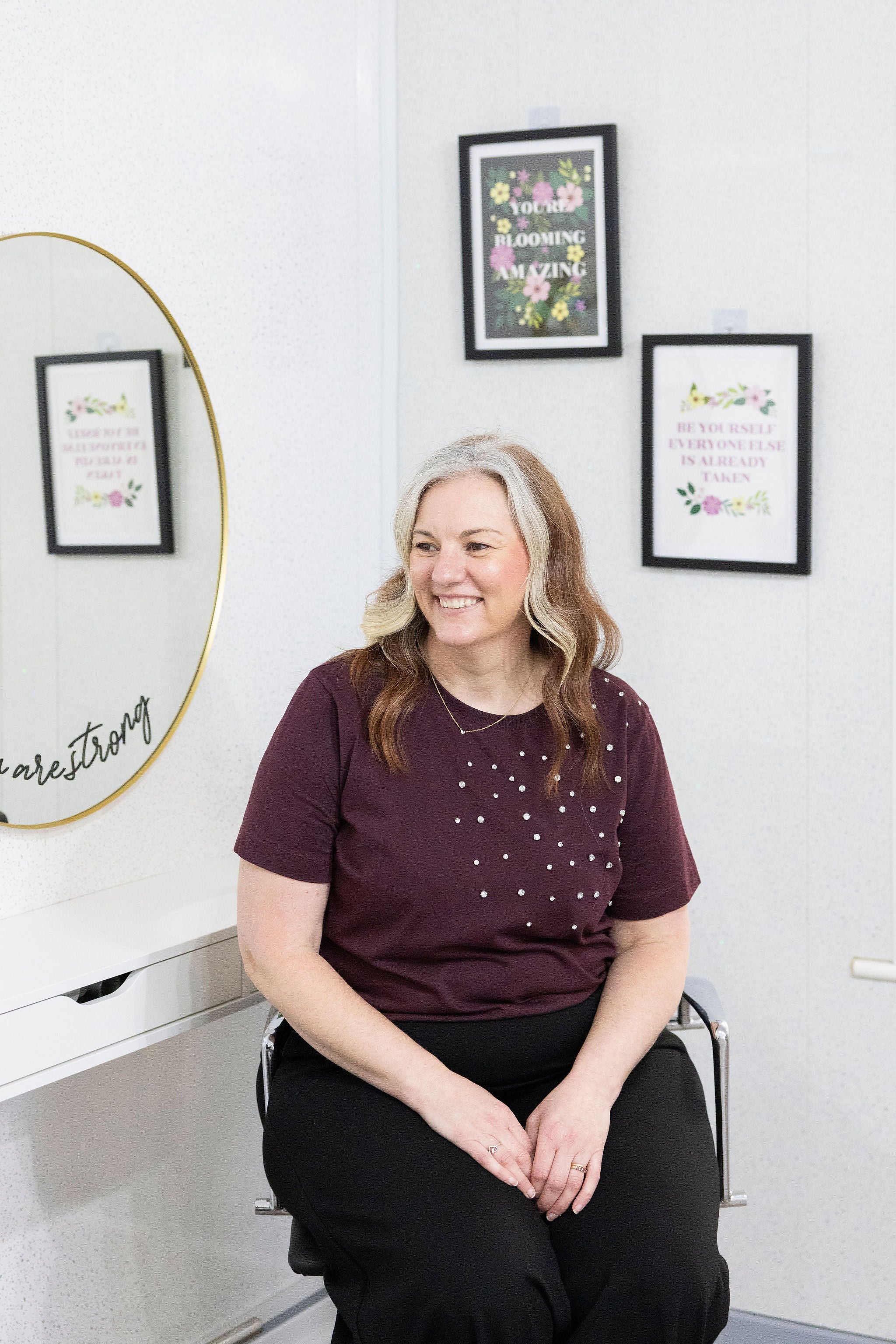 Claire’s expert hairdressing skills on display at her East Wittering salon