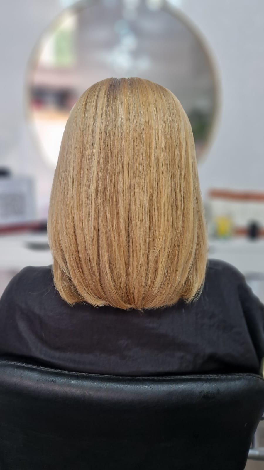 Modern textured bob haircut – professional styling at C.E Hair Salon